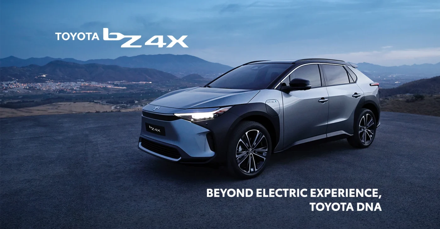 Toyota bz4x online bev concept